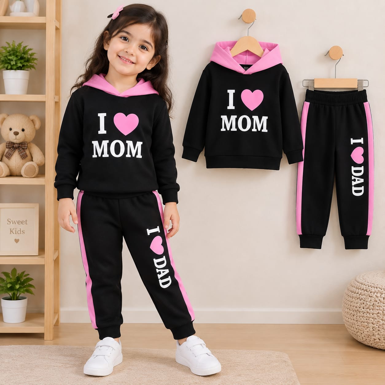 Baby sweats shirt Hudi set